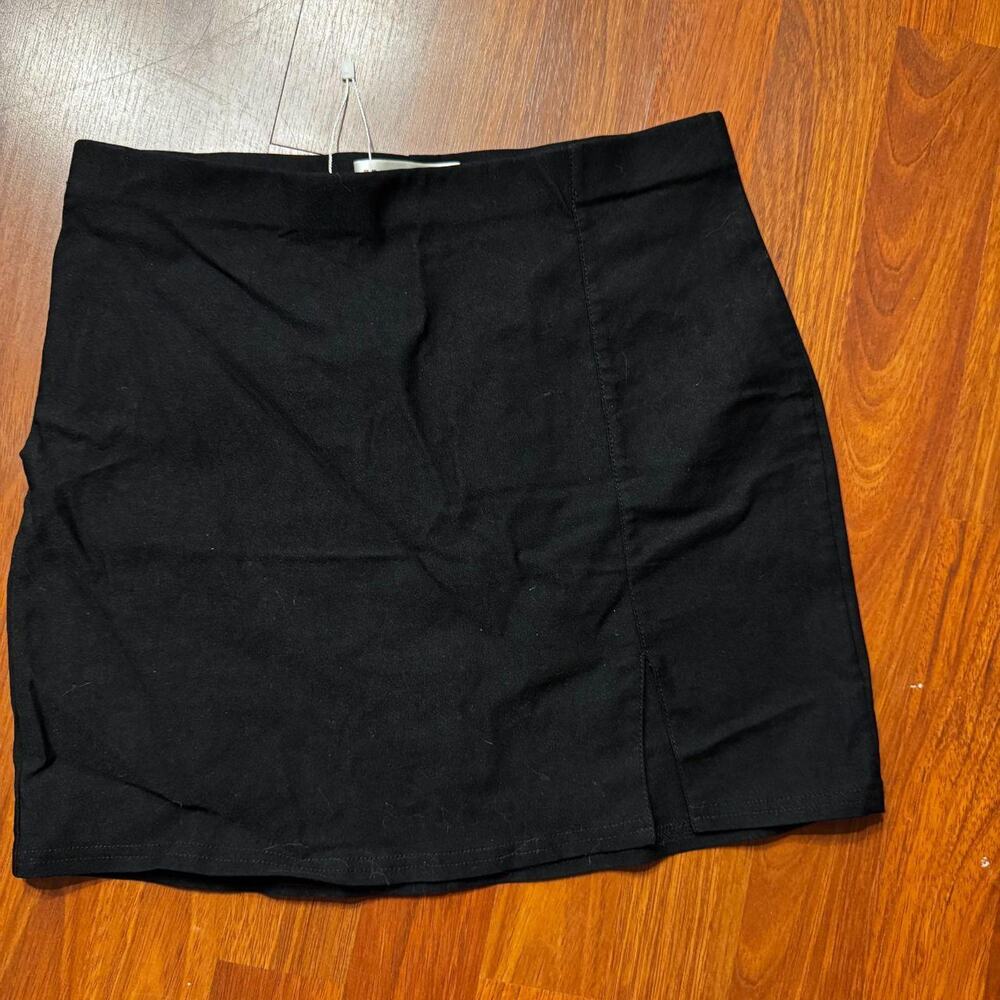 Classic black mini skirt from